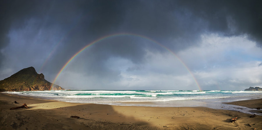 Peter Latham nz panorama photography, Stewart Island, The Morning After